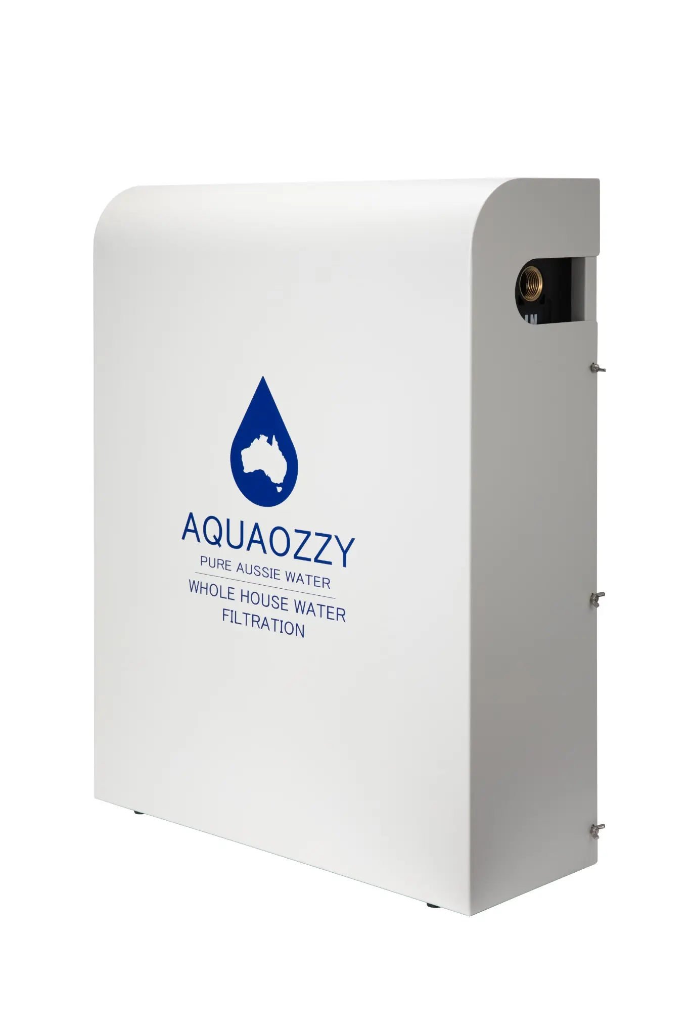 AQUAOZZY whole-house filtration system in Surfmist